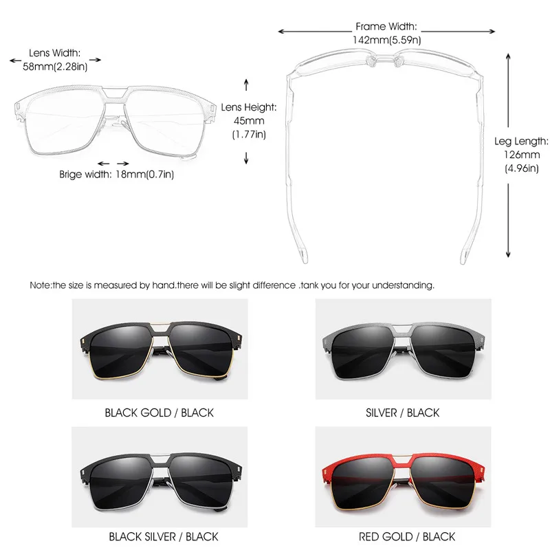 RENEKTON Black High Quality Polarized Sunglasses Men Driving Sun Glasses for Man Shades Eyewear With Box