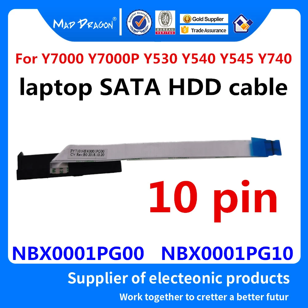 

New Originall NBX0001PG00 NBX0001PG10 Laptop SATA SSD HDD cable Hard Drive Cable For Lenovo Y7000 Y7000P Y530 Y540 Y545 Y740