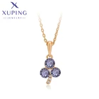 Xuping модные ювелирные изделия, Новое поступление, ожерелье с подвеской из кристаллов золотого цвета 810681572