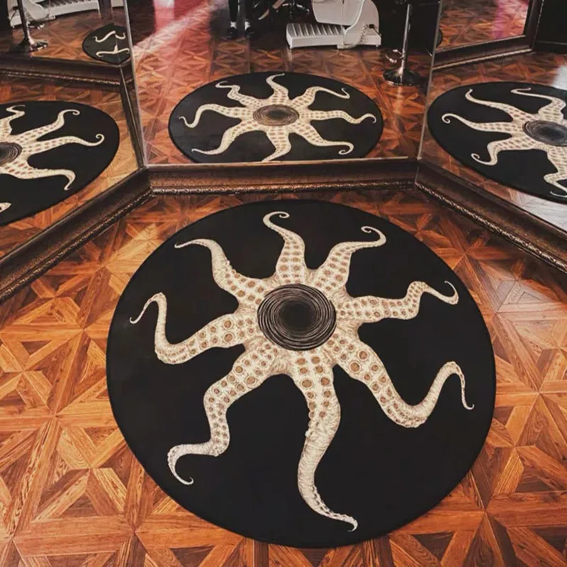 

Persian Carpet Abstract Octopus Shape Home Decorative Floor Mat Living Room Mordern Washable Bedroom Anti Skid Large Area Rugs
