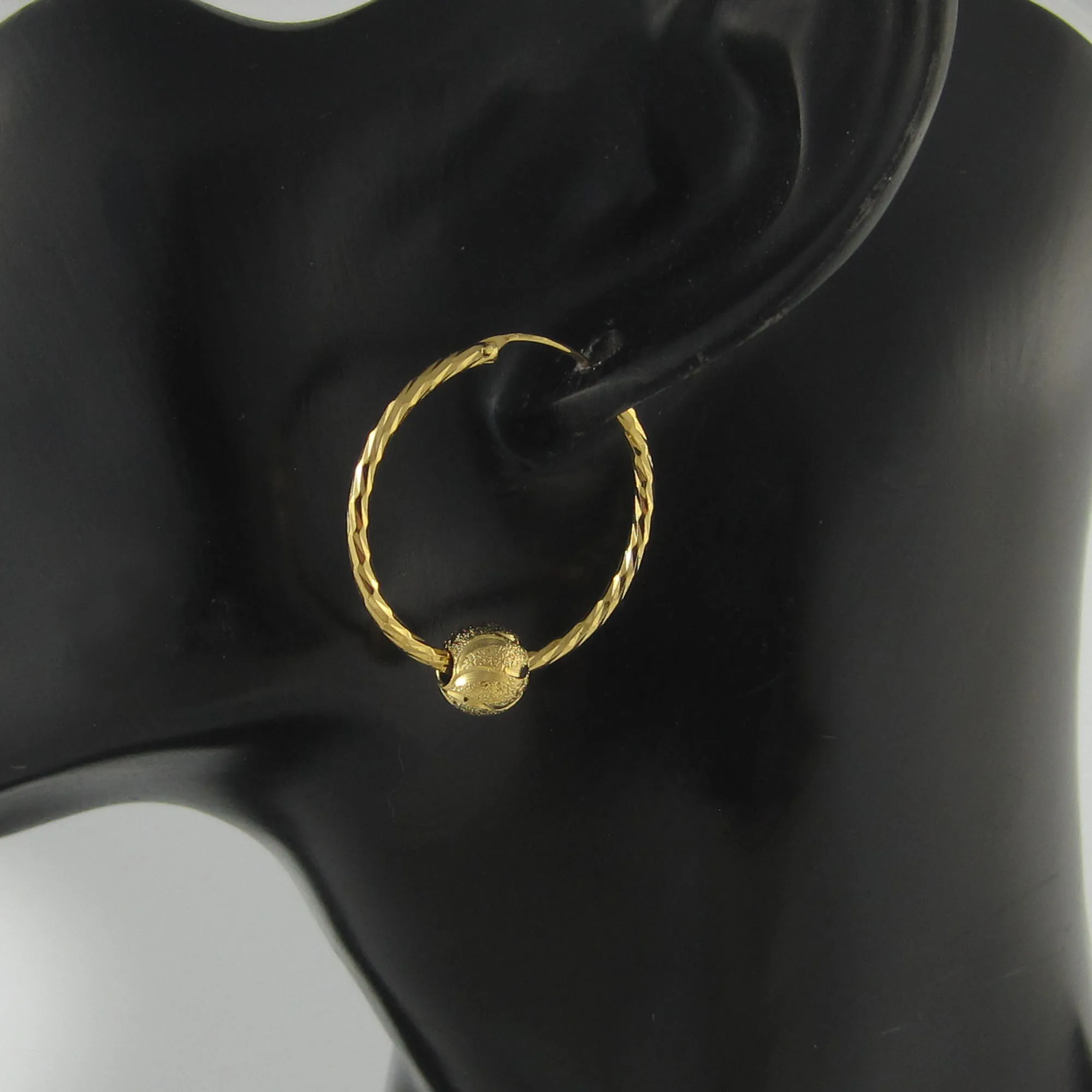 Серьги-кольца в гавайском стиле с четырьмя узорами Ширина 28 мм 1 дюйма | Украшения