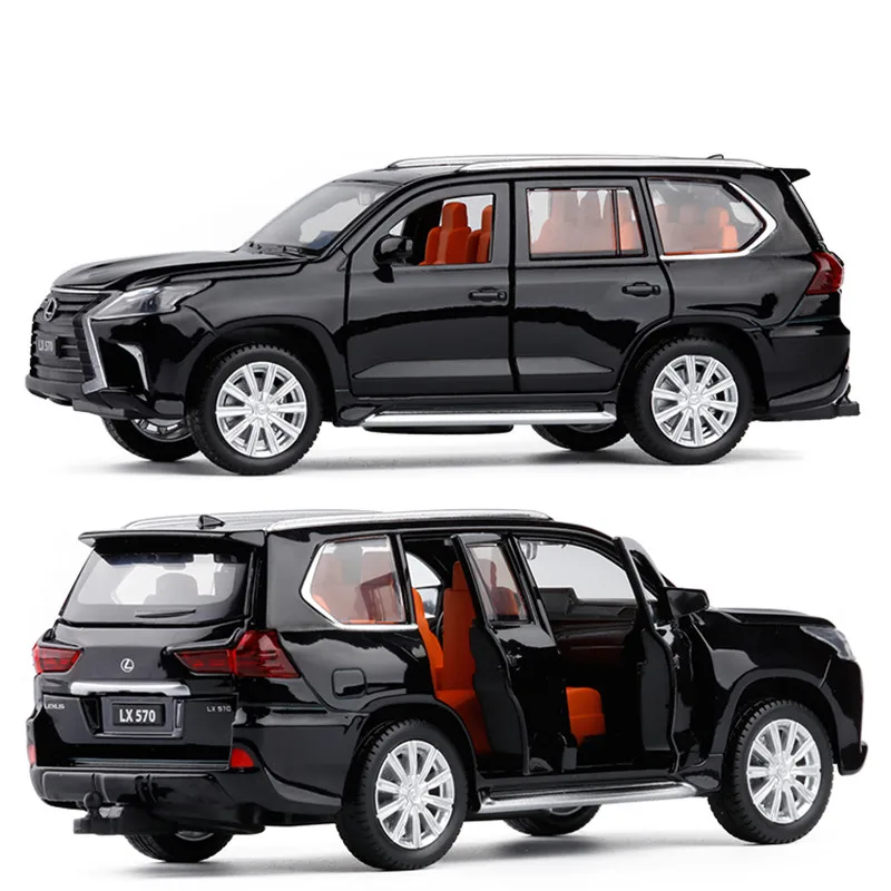 Горячая Распродажа 1:32 Lx570 внедорожная модель из сплава имитация литого