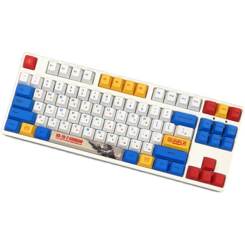 Механическая клавиатура Gundam PBT колпачки клавиш Cherry high 104 108 клавиши робот из