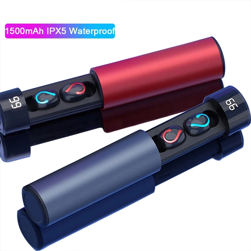 

Беспроводная гарнитура TWS, Bluetooth-Совместимость 5,0, игровые наушники, Спортивная стереогарнитура с цифровым дисплеем и микрофоном