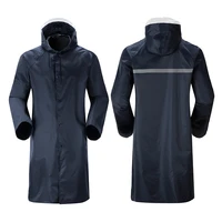 unisex adults raincoat outdoor long thick fishing waterproof raincoat plus size suit hat poncho impermeable rain clothes dl60yy