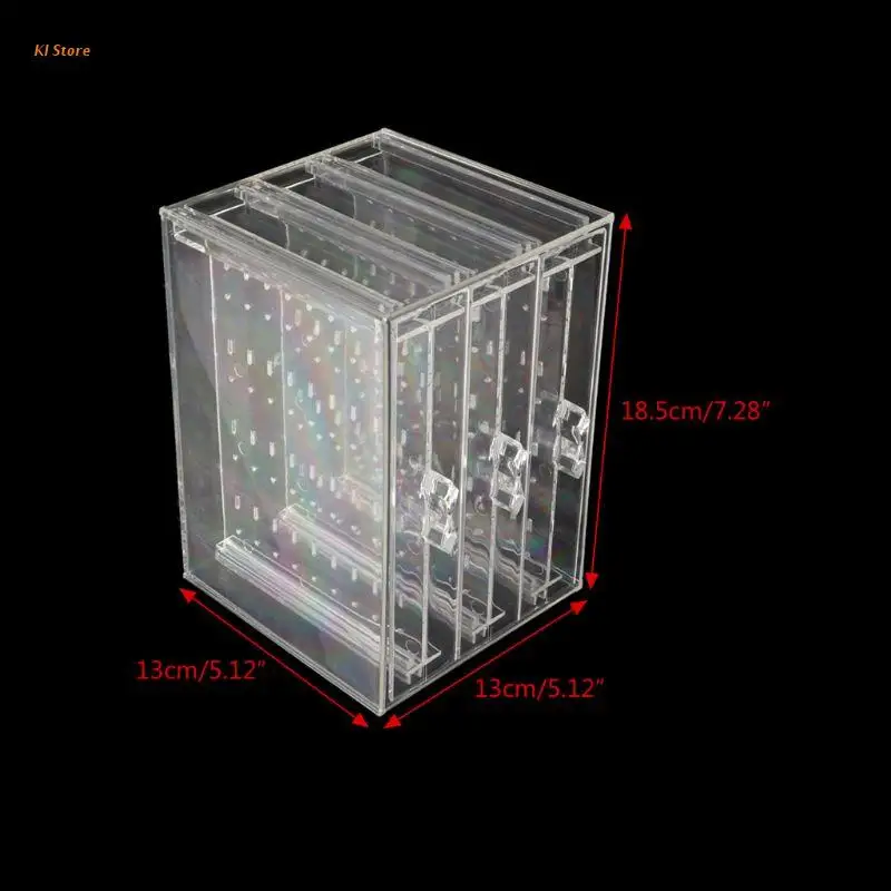 

200 Holes Earrings Studs Necklace Jewelry Display Rack Stand Organizer Holder J78F