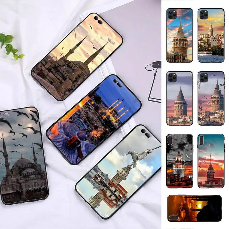 

FHNBLJ Turkey Istanbul Sceneary Building Phone Case for iPhone 11 12 13 mini pro XS MAX 8 7 6 6S Plus X 5S SE 2020 XR cover