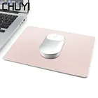 Алюминиевый Тонкий игровой коврик для мыши CHUYI, водонепроницаемый коврик для мыши для ПК, ноутбука, цвета розового золота, для Apple MacBook Magic, Xiaomi