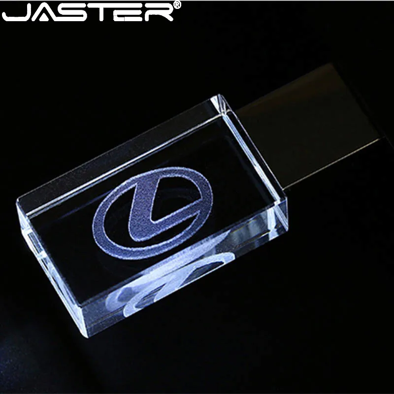 JASTER lexus кристалл + металл USB флэш накопитель флешки 4 ГБ 8 16 32 64 128 Внешняя память stick u