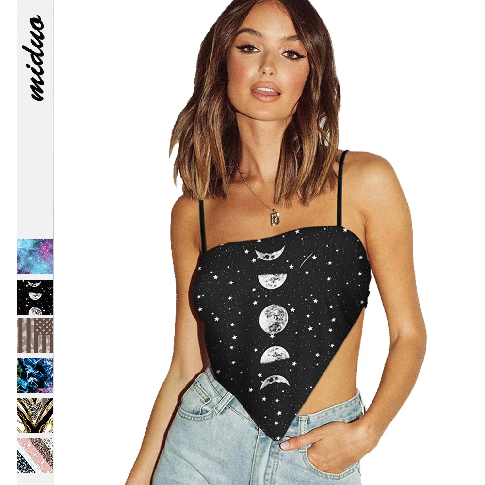 

New Star Digital 2021 Printed Women's Summer Sexy Camisole Shoulder Strap Back