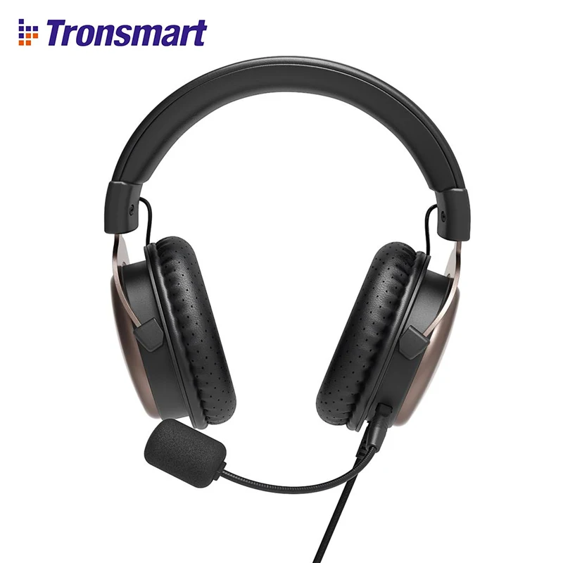 Tronsmart Sono 3,5 мм Проводная игровая гарнитура 50 мм драйвер кабель для наушников с микрофоном для ПК/Xbox One/PS4/переключатель и мобильных устройств