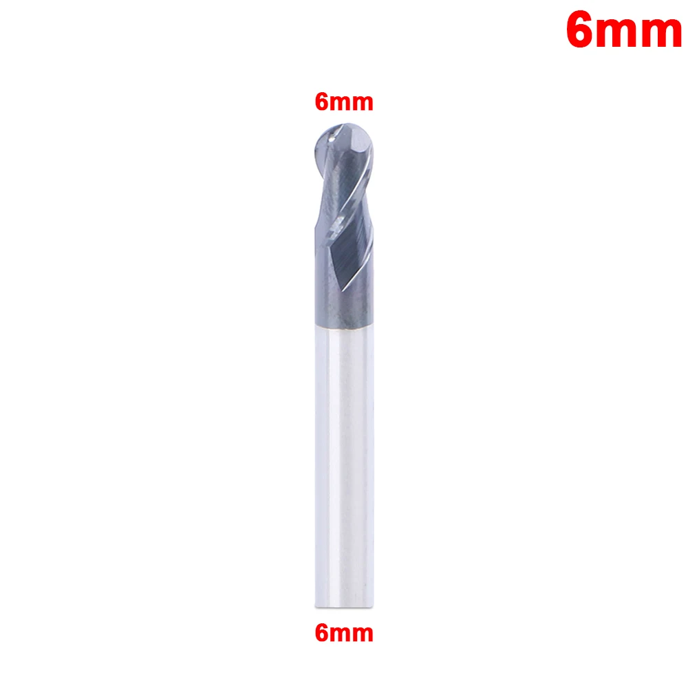 50 мм Фреза сплав покрытие Вольфрамовая сталь инструмент Cnc Maching HRC45 сферические