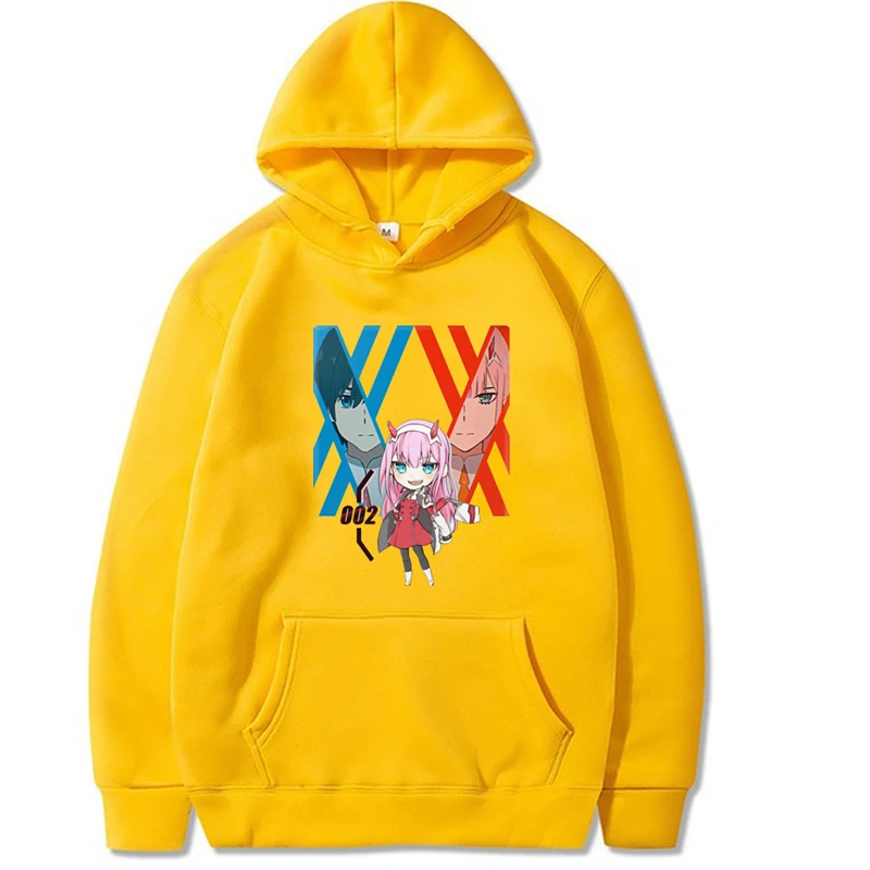 

Anime DARLING In The FRANXX Cosplay Costumes Sweater Printing Men and Women Sweatshirt Hoodie Casual Adult COS Tops Christmas