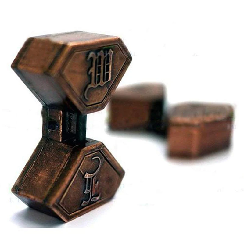 

1pc Alloy Box Lock Puzzle Classic Metal Brain Teaser EQ Test Toys For School Classroom Adults Children Kids Gifts