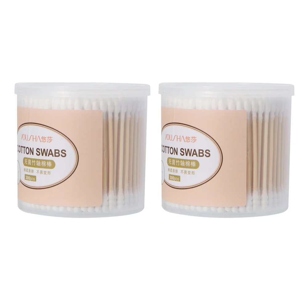 

600pcs Makeup Swabs Disposable Cotton Sticks Cotton Swabs Cosmetic Cotton Stick