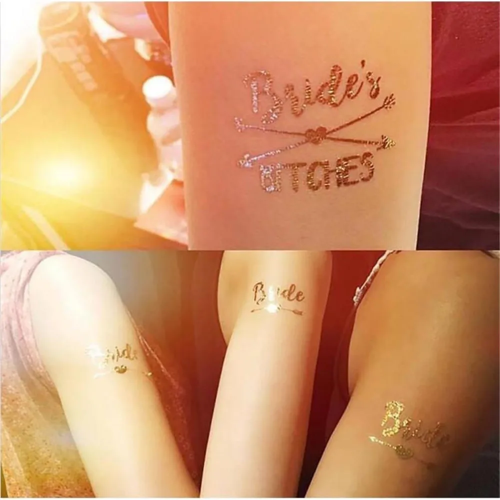 10 шт./лот Свадебные вечерние невесты кожи тела декоративные одноразовые