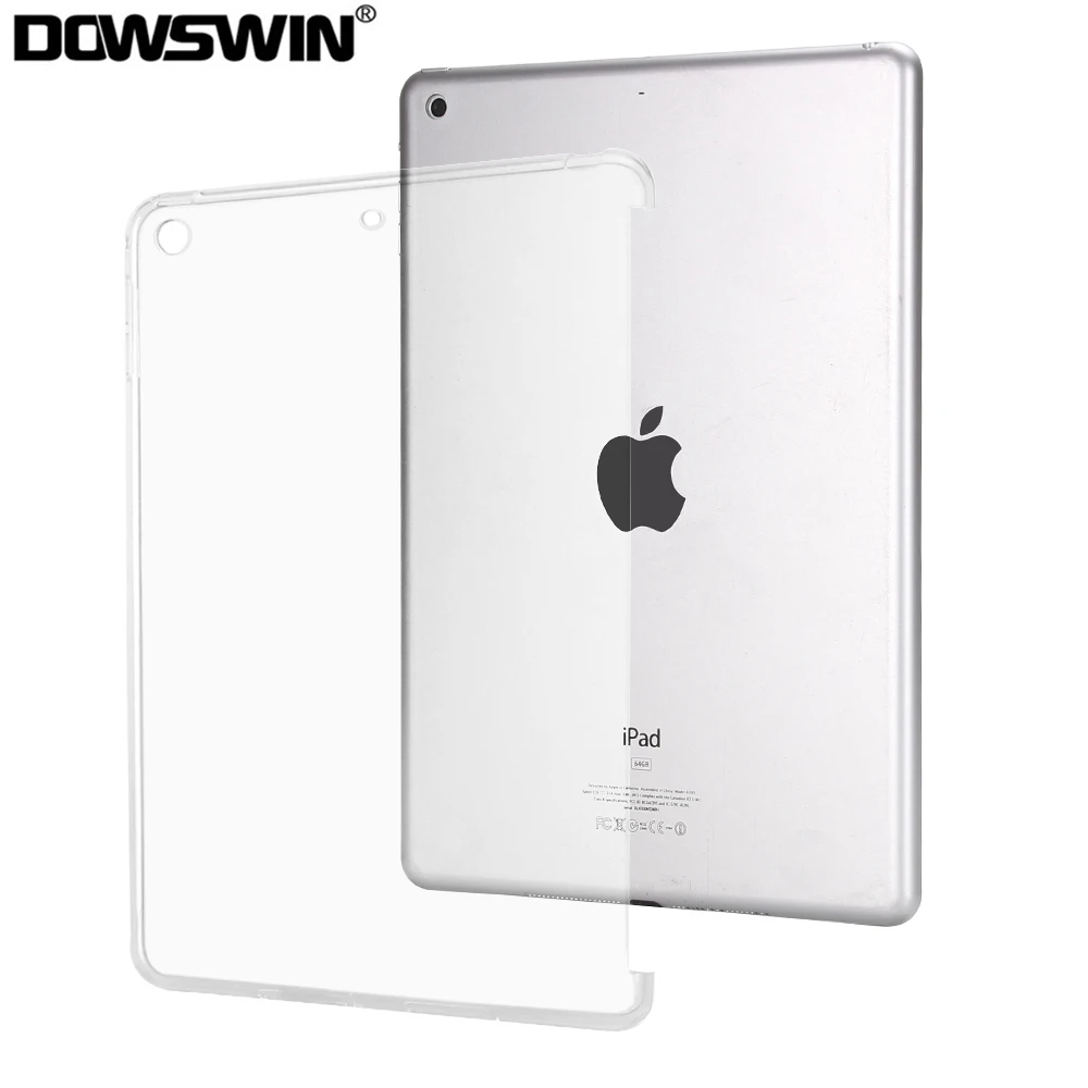 Чехол для планшета iPad Mini 5 2019 Силиконовый ТПУ прозрачный тонкий 4 3 2 1 чехол