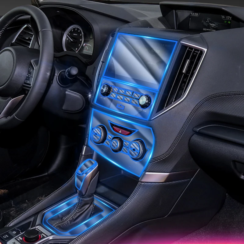 

Защитная пленка для салона автомобиля Subaru Forester 2019-2020, центральное управление навигацией, ТПУ, прозрачная пленка для модификации