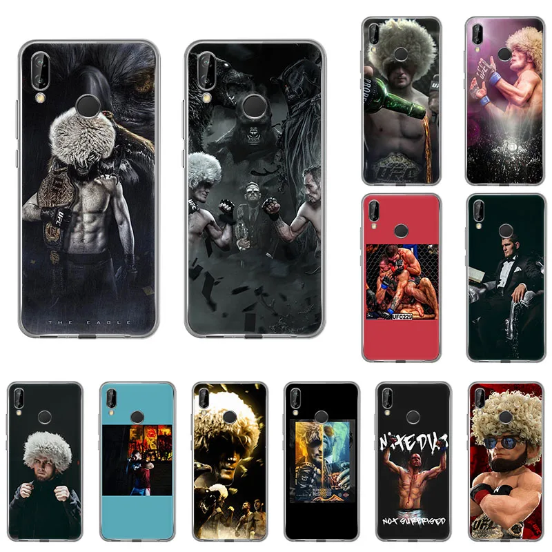 KHabib Nurmagomedov супер боксерский силиконовый мягкий чехол для телефона Huawei honor 20Pro 9X 10