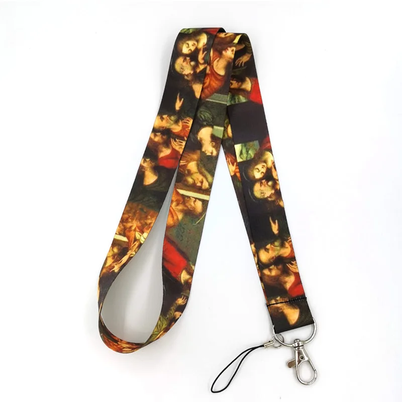 Да Винчи тайный вечерний шейный ремешок брелок мобильный телефон ремень ID значок