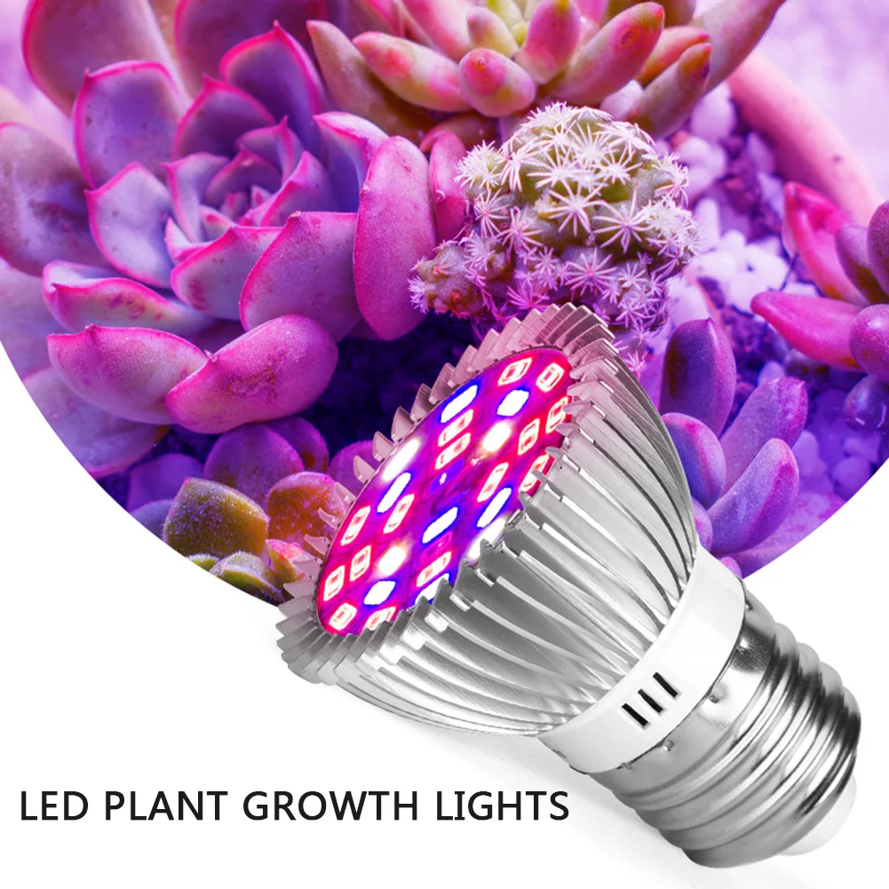 

UV Light Seedling Growing Bulb Clip-on Grow Lamp for Plants LED Plants Growth Lamp Long Service Life Brights
