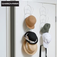 shimoyama baseball hat holder rack wall mount room hanging display behind doors hooks hangers home scarf organizer storage shelf