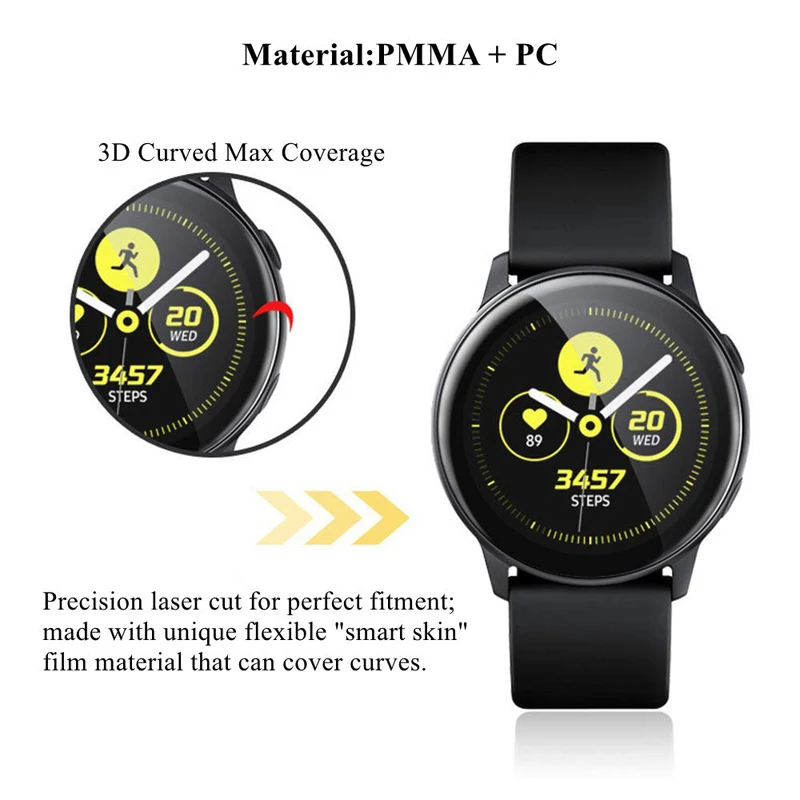 Полноэкранный протектор из закаленного стекла для samsung gear S3 frontier Galaxy Watch 46 мм 42 S2