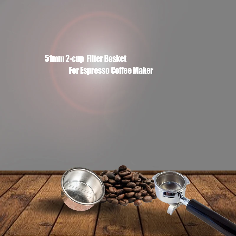 Фильтр для кофе эспрессо 51 мм 2 чашки|Фильтры кофе| |