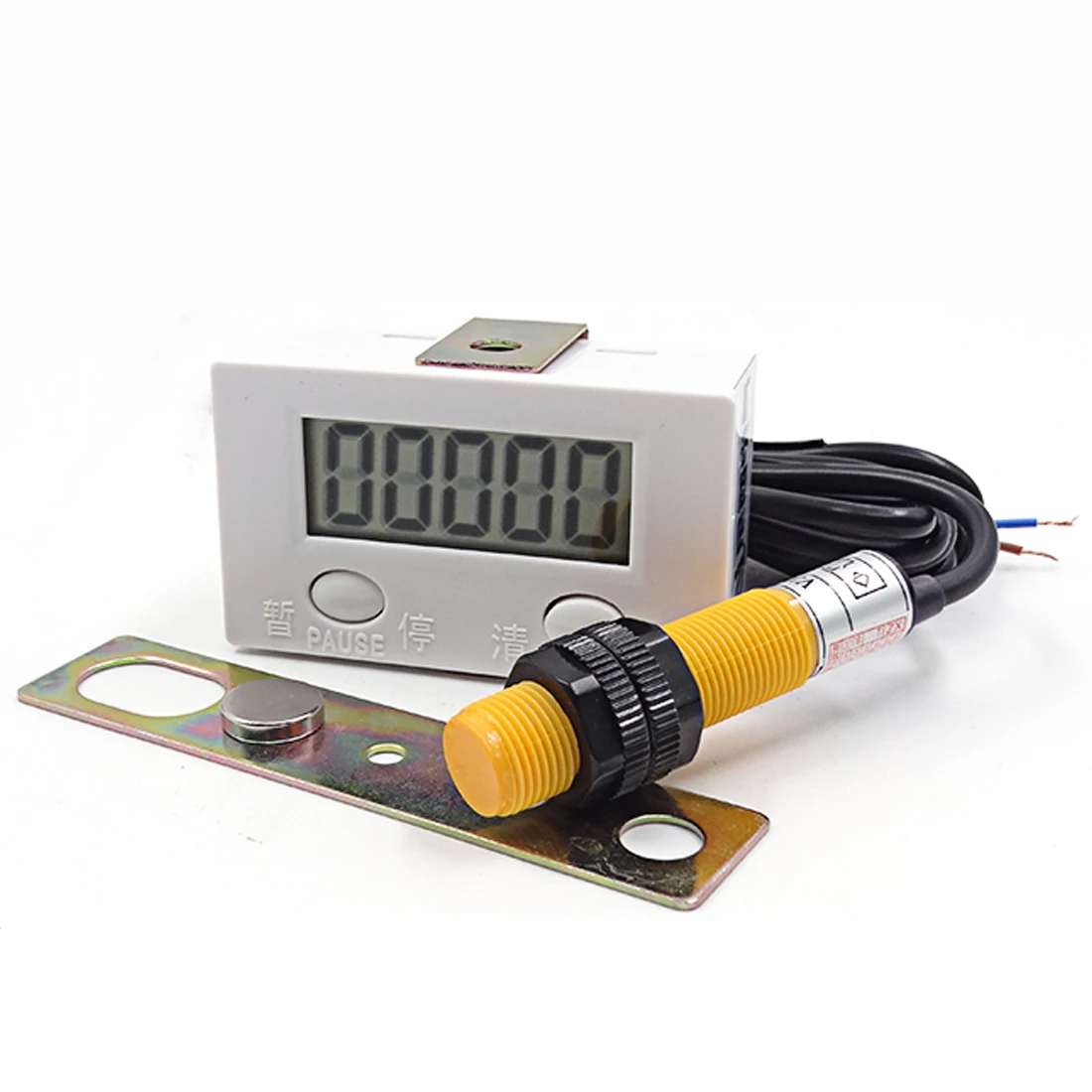 

LCD Digital Display 5 Digit Electronic Counter Punch Magnetic Induction Proximity Switch Reciprocating Rotary Counter