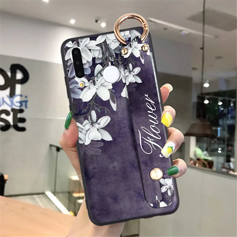 Ремешок на запястье Чехол для Huawei Y5 Y6 Y7 Y9 Prime 2018 2019 принципиально 6A 7A 8A 8X 9X 9 10 20 Pro Lite