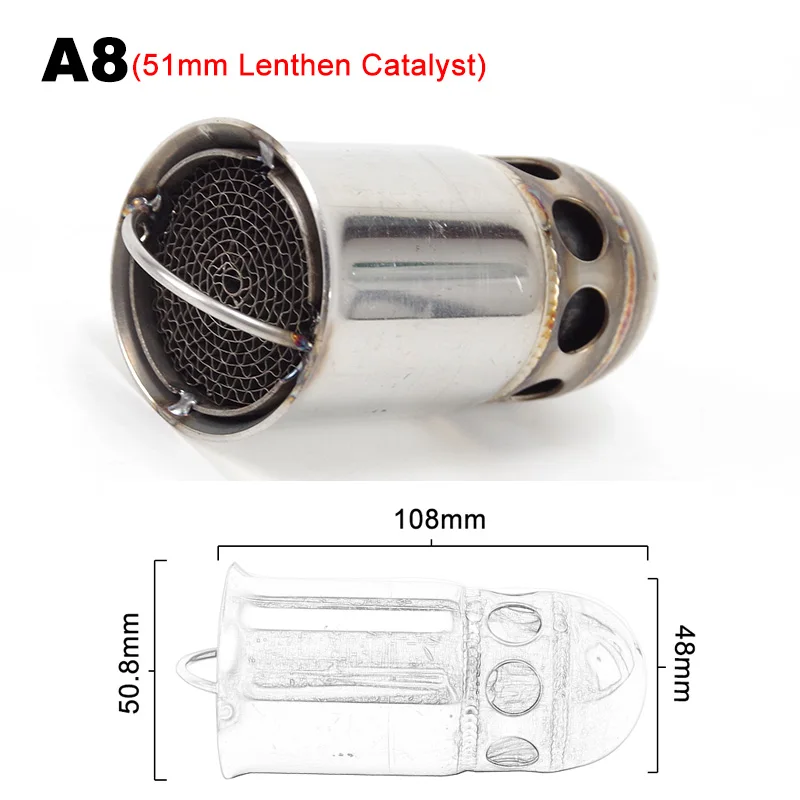 

35 мм 42 мм 45 мм 48 мм 51 мм 60 мм мотоциклетный глушитель, катализатор DB Killer, глушитель, шумоглушитель для Akrapovic для SC