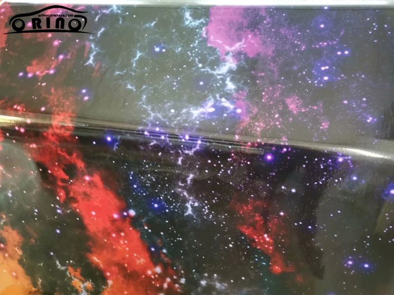 Глянцевая виниловая пленка с галактическими звездами наклейка камуфляжная для