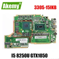 akemy for lenovo 330s 15ikb notebook motherboard cpu i5 8250u gtx1050 gpu 4gb onboard ram 4gb tested 100 work