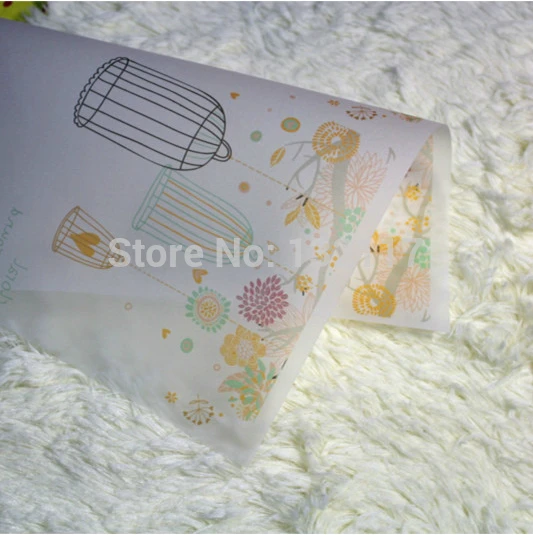 100 шт. милая печатная Восковая бумага ручная работа упаковочная для мыла