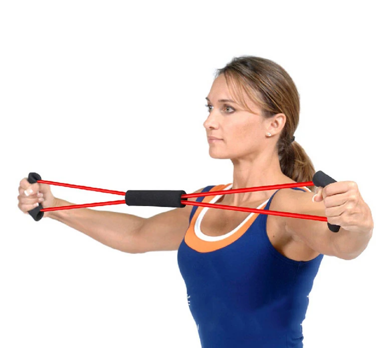 Латекс 8 символов вытяжная верёвка из восьми-персонажа для тяги в положении сидя