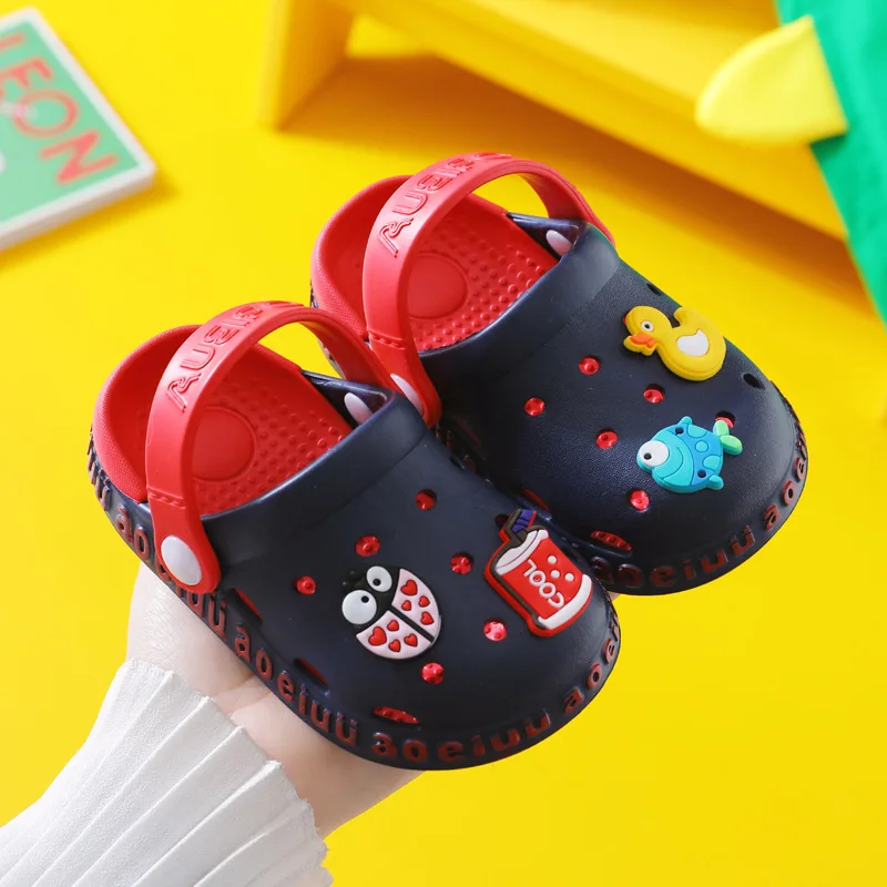 

Summer Children's Non-Slip Slippers for Baby Boys Girls Toddler Cartoon Beach Sandals Casual Home Shoes
