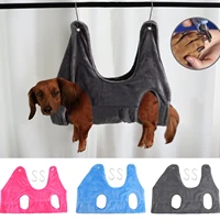 dog hammock helper dog cat grooming and nail trimming pet grooming hammock restraint bag for dogs bathing trimming nail