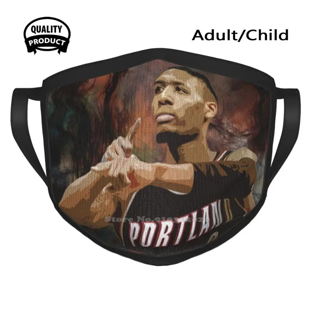 

Dame Time Outdoor Cycling Fishing Motorcycle Face Masks Damian Lillard Damian Damien Lillard Is Back Basketbal Wallpaper