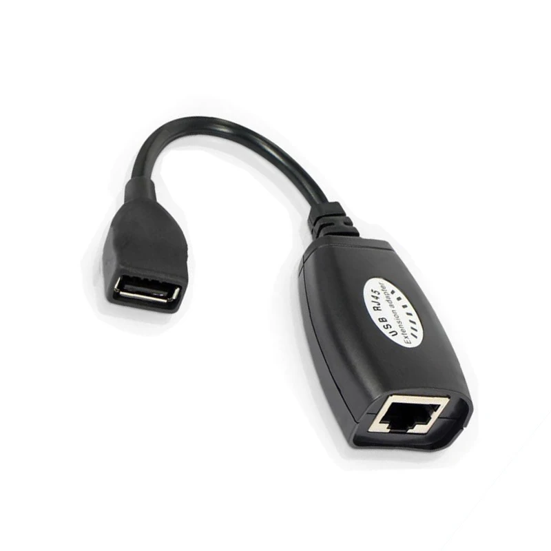 1 пара USB к RJ45 LAN Ethernet Удлинительный кабель адаптер 50 м расширитель расстояния