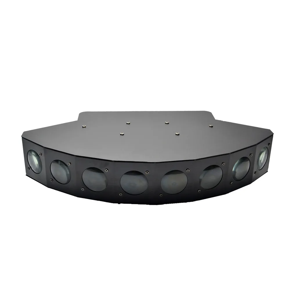AUCD 8 Eye RBGW Светодиодный прожектор 12 каналов DMX Луч луч прожекторы Рождество диско шар DJ домашние вечерние шоу сценический Точечный светильник LE-8H