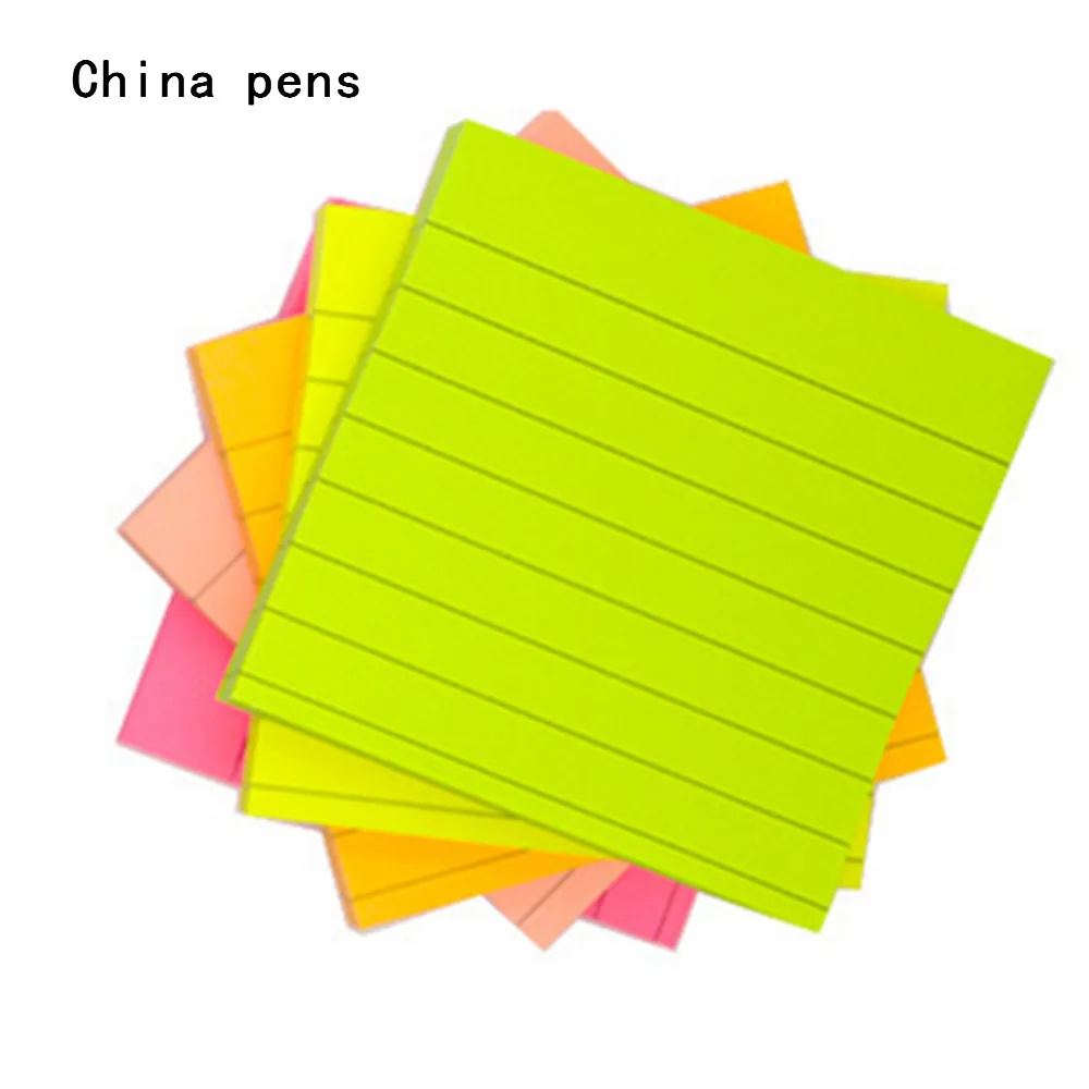 Самоклеящиеся Стикеры для заметок горизонтальной линии 80 листов |