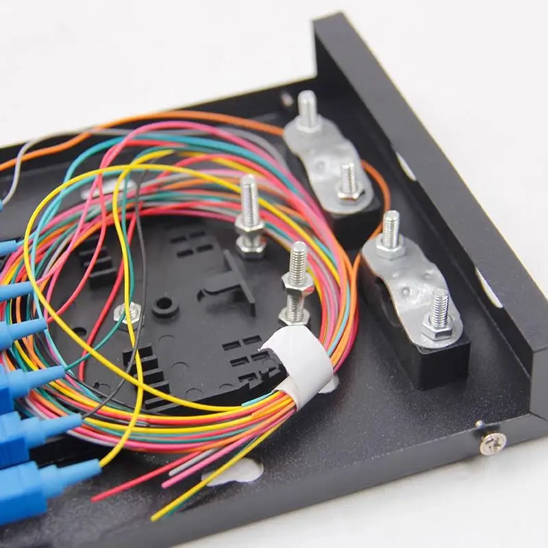Fiber optic terminal box 8 core Desktop type SC /UPC with adapter pigtail Ports optical Patch Panel | Мобильные телефоны и