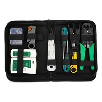 12pcs network cable repair maintenance tool kit set phone cable crimper pliers time saving and labor saving individuals