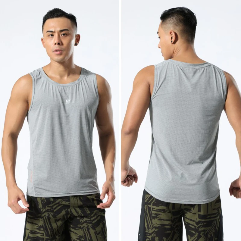 Модная майка без рукавов мужская рубашка для фитнеса бодибилдинга тренировочный
