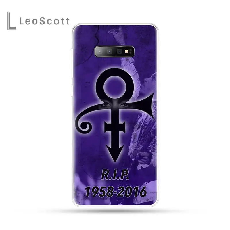 Мягкий силиконовый черный чехол для телефона Prince Rogers Nelson Actor singer Samsung Galaxy S5 S6 S7 S8 S9