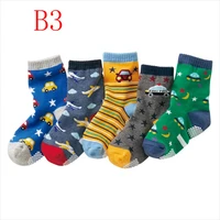 child socks 5 pairlot baby boy anti slip socks for children cotton infant floor socks cartoon kids sock 2 3 4 5 6 7 8 y sokken