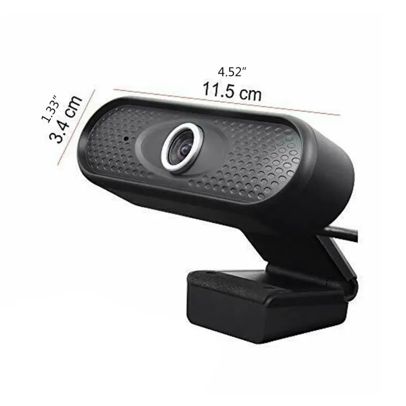 

1080P H-D Webcam High Resolution Computer Peripherals Plastic Built In Microphone Driverless for PC Computer