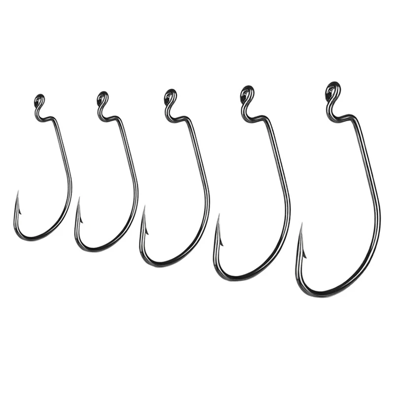 

30 шт./лот рыболовные мягкие крючки для червя из высокоуглеродистой стали, широкие рыболовные крючки Super Lock, мягкие крючки для приманки 2 #-3/0, р...