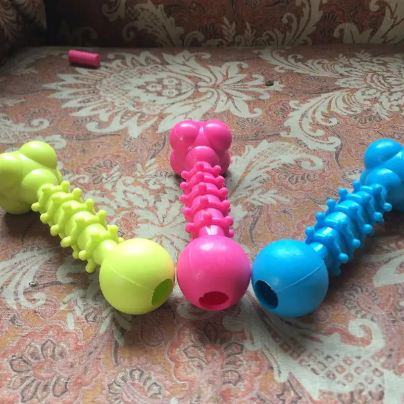 

Kapmore 1pc Bite Resistant Rubber Puppy Toy Interactive Creative Dog Teething Chew Toy Dog Bite Toys Pet Supplies Random Color