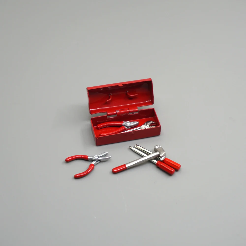 

AXSPEED 1:10 RC Crawler Car Decoration Accessories Mini Hammer Toolbox Key for Axial SCX10 CC01 D90 D110 Car